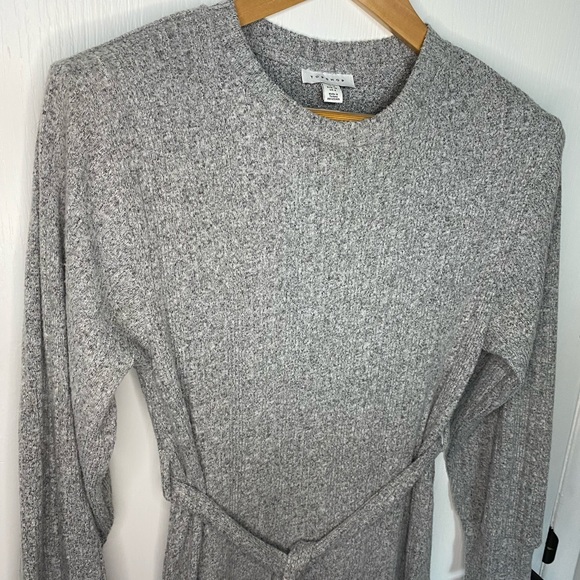 Heathered Grey Topshop Sweater Dress - Picture 3 of 11